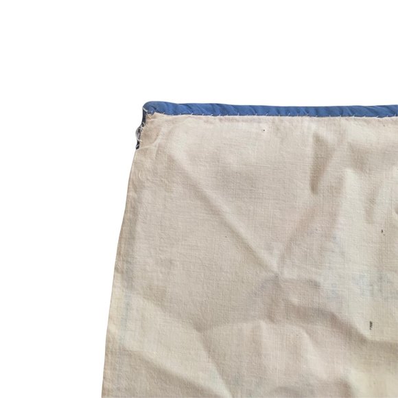 Vintage Hand Embroidered Whimsy Throw Pillowcase Set - Picture 9 of 13